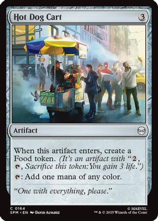 Image of Hot Dog Cart (SPM-164) - Marvel's Spider-Man Foil