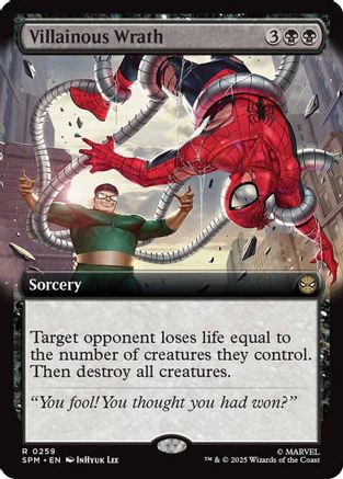 Image of Villainous Wrath (Extended Art) (SPM-259) - Marvel's Spider-Man Foil