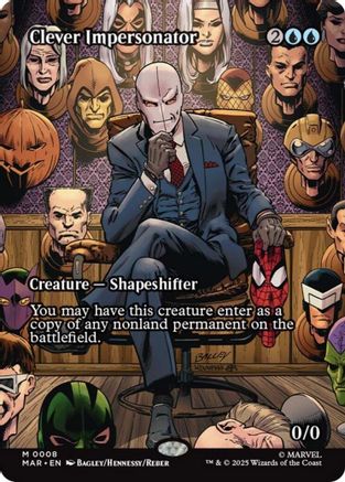 Image of Clever Impersonator (Borderless) (MAR-008) - Marvel Eternal-Legal Foil