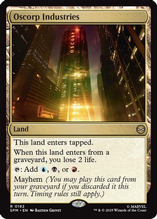 Image of Oscorp Industries (SPM-182) - Marvel's Spider-Man Foil