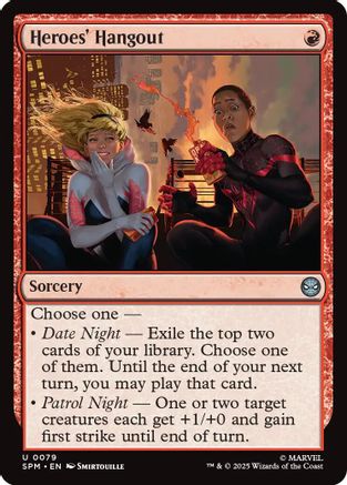 Image of Heroes' Hangout (SPM-079) - Marvel's Spider-Man Foil