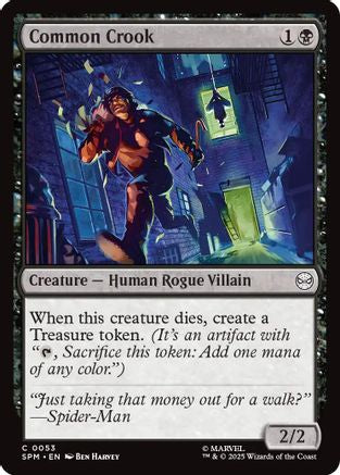 Image of Common Crook (SPM-053) - Marvel's Spider-Man Foil