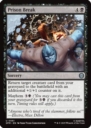 Image of Prison Break (SPM-061) - Marvel's Spider-Man Foil