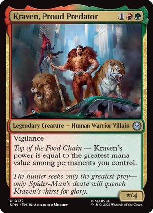 Image of Kraven, Proud Predator (SPM-132) - Marvel's Spider-Man