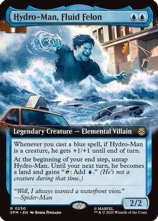 Image of Hydro-Man, Fluid Felon (Extended Art) (SPM-250) - Marvel's Spider-Man Foil