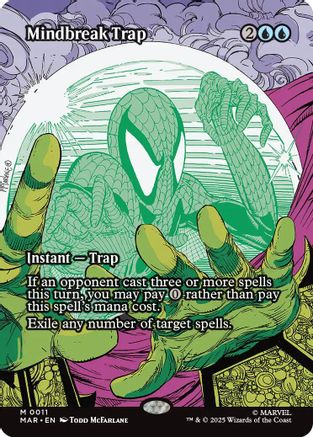 Image of Mindbreak Trap (Borderless) (MAR-011) - Marvel Eternal-Legal Foil