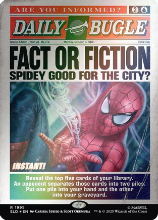 Image of Fact or Fiction (1995) (Rainbow Foil) (SLD-1995) - Secret Lair Drop Series Foil
