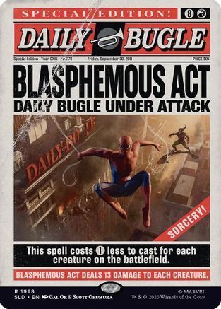 Image of Blasphemous Act (1998) (SLD-1998) - Secret Lair Drop Series