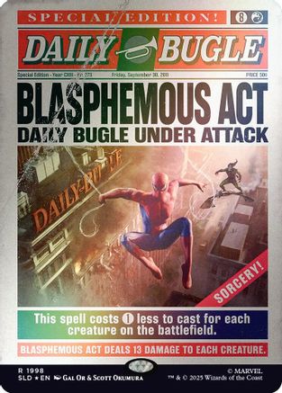 Image of Blasphemous Act (1998) (Rainbow Foil) (SLD-1998) - Secret Lair Drop Series Foil