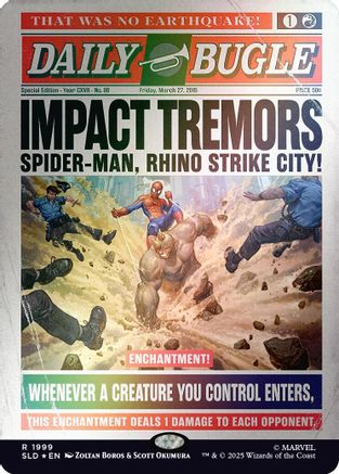 Image of Impact Tremors (1999) (Rainbow Foil) (SLD-1999) - Secret Lair Drop Series Foil