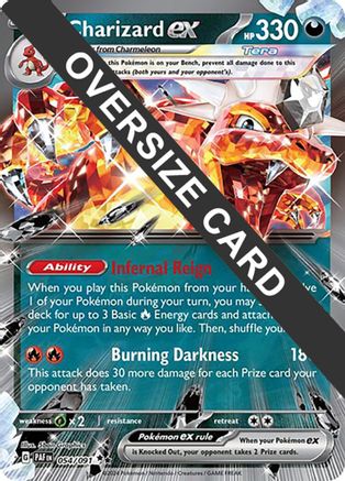 Image of Charizard ex 054/091  - Holofoil Jumbo Cards - Double Rare
