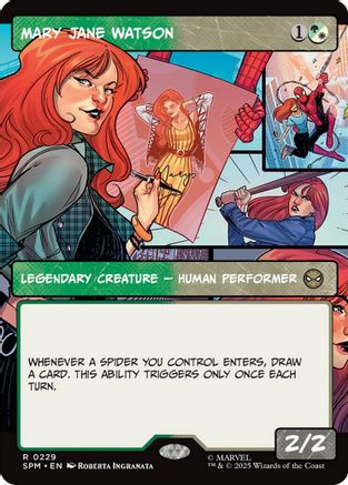 Image of Mary Jane Watson (Borderless) (SPM-229) - Marvel's Spider-Man Foil