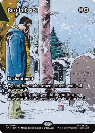Image of Rest in Peace (Borderless) (MAR-006) - Marvel Eternal-Legal Foil