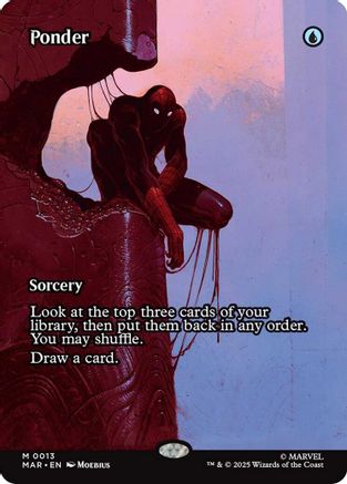 Image of Ponder (Borderless) (MAR-013) - Marvel Eternal-Legal
