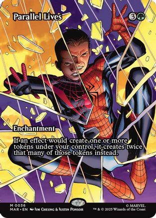 Image of Parallel Lives (Borderless) (MAR-036) - Marvel Eternal-Legal Foil