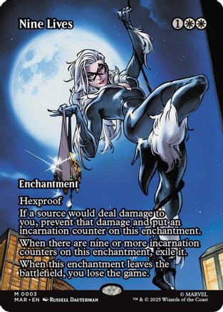 Image of Nine Lives (Borderless) (MAR-003) - Marvel Eternal-Legal Foil