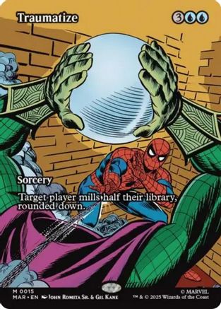 Image of Traumatize (Borderless) (MAR-015) - Marvel Eternal-Legal Foil