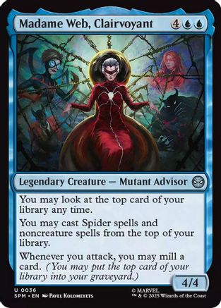 Image of Madame Web, Clairvoyant (SPM-036) - Marvel's Spider-Man Foil