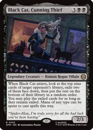 Image of Black Cat, Cunning Thief (SPM-052) - Marvel's Spider-Man