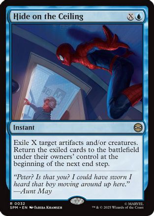 Image of Hide on the Ceiling (SPM-032) - Marvel's Spider-Man Foil