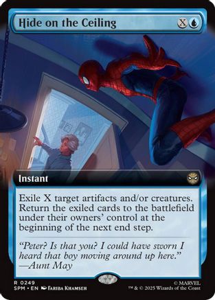 Image of Hide on the Ceiling (Extended Art) (SPM-249) - Marvel's Spider-Man Foil