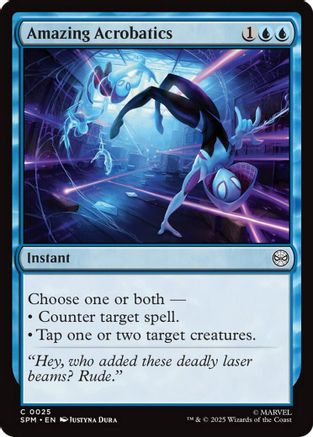 Image of Amazing Acrobatics (SPM-025) - Marvel's Spider-Man Foil