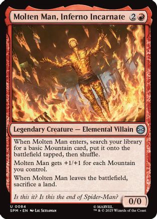Image of Molten Man, Inferno Incarnate (SPM-084) - Marvel's Spider-Man