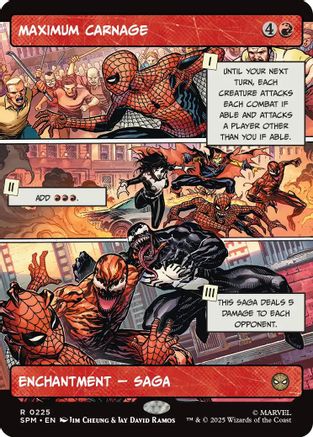 Image of Maximum Carnage (Borderless) (SPM-225) - Marvel's Spider-Man