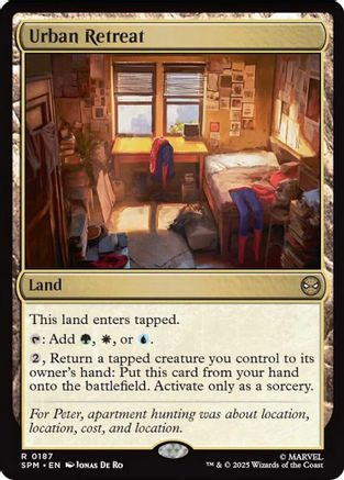 Image of Urban Retreat (SPM-187) - Marvel's Spider-Man Foil