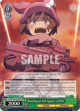 Image of Running at Full Speed, LLENN (HU) (GGO/SE50-E06H HU) - SAO Alternative–Gun Gale Online–2 Extra Booster