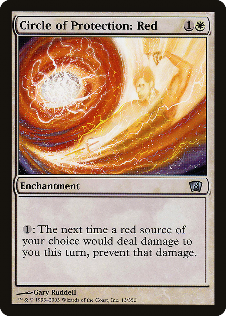 Image of Circle of Protection: Red (8ED-013) - 8th Edition