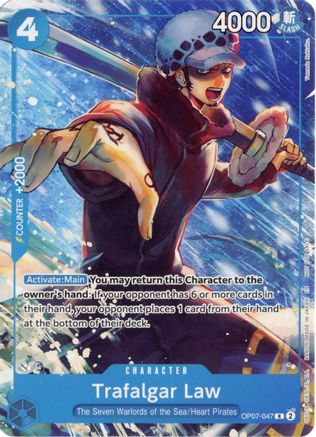Image of Trafalgar Law (Welcome Pack Vol. 2) (OP07-047) - One Piece Promotion Cards