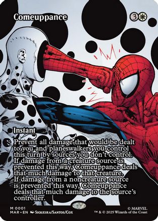 Image of Comeuppance (Borderless) (MAR-001) - Marvel Eternal-Legal Foil