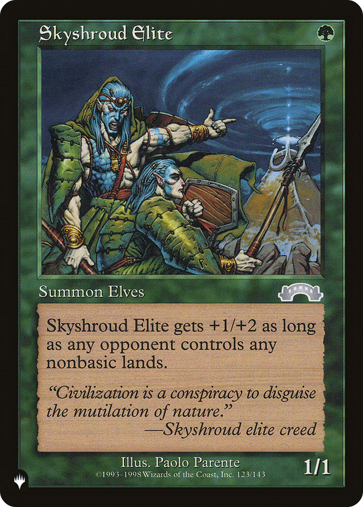 Image of Skyshroud Elite (LIST-EXO-123) - The List