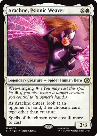 Image of Arachne, Psionic Weaver (SPM-002) - Marvel's Spider-Man Foil