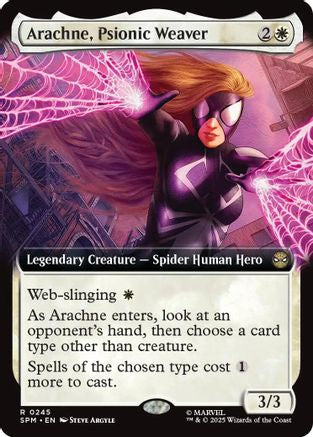 Image of Arachne, Psionic Weaver (Extended Art) (SPM-245) - Marvel's Spider-Man