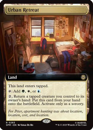 Image of Urban Retreat (Extended Art) (SPM-283) - Marvel's Spider-Man Foil