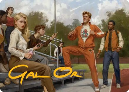 Image of Flash Thompson, Spider-Fan Art Card (Gold-Stamped Signature) (AASPM-001) - Art Series: Marvel's Spider-Man