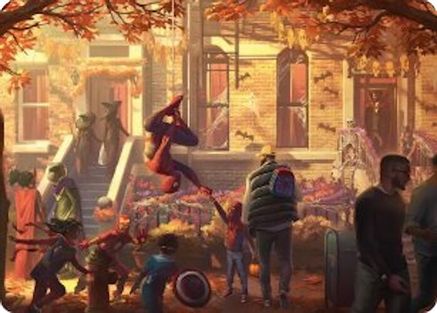 Image of Friendly Neighborhood Art Card (AASPM-002) - Art Series: Marvel's Spider-Man