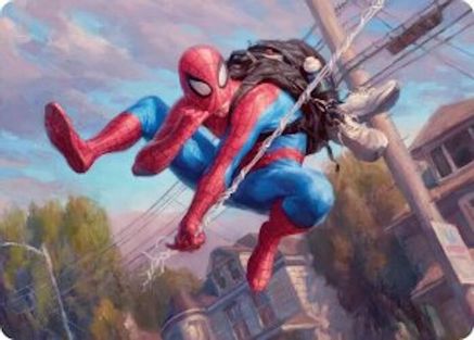 Image of Spider-Man, Web-Slinger Art Card (AASPM-004) - Art Series: Marvel's Spider-Man