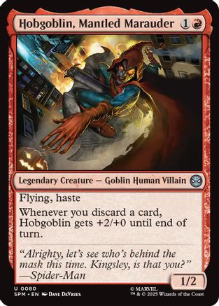 Image of Hobgoblin, Mantled Marauder (SPM-080) - Marvel's Spider-Man