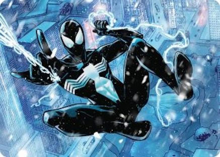 Image of Spectacular Spider-Man (Black) Art Card (AASPM-052) - Art Series: Marvel's Spider-Man