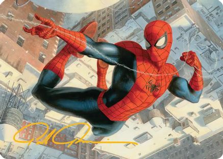 Image of Spider-Man, Peter Parker Art Card (Gold-Stamped Signature) (AASPM-053) - Art Series: Marvel's Spider-Man