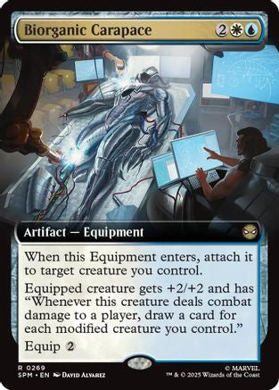 Image of Biorganic Carapace (Extended Art) (SPM-269) - Marvel's Spider-Man Foil