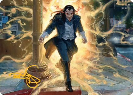 Image of Morlun, Devourer of Spiders Art Card (Gold-Stamped Signature) (AASPM-009) - Art Series: Marvel's Spider-Man