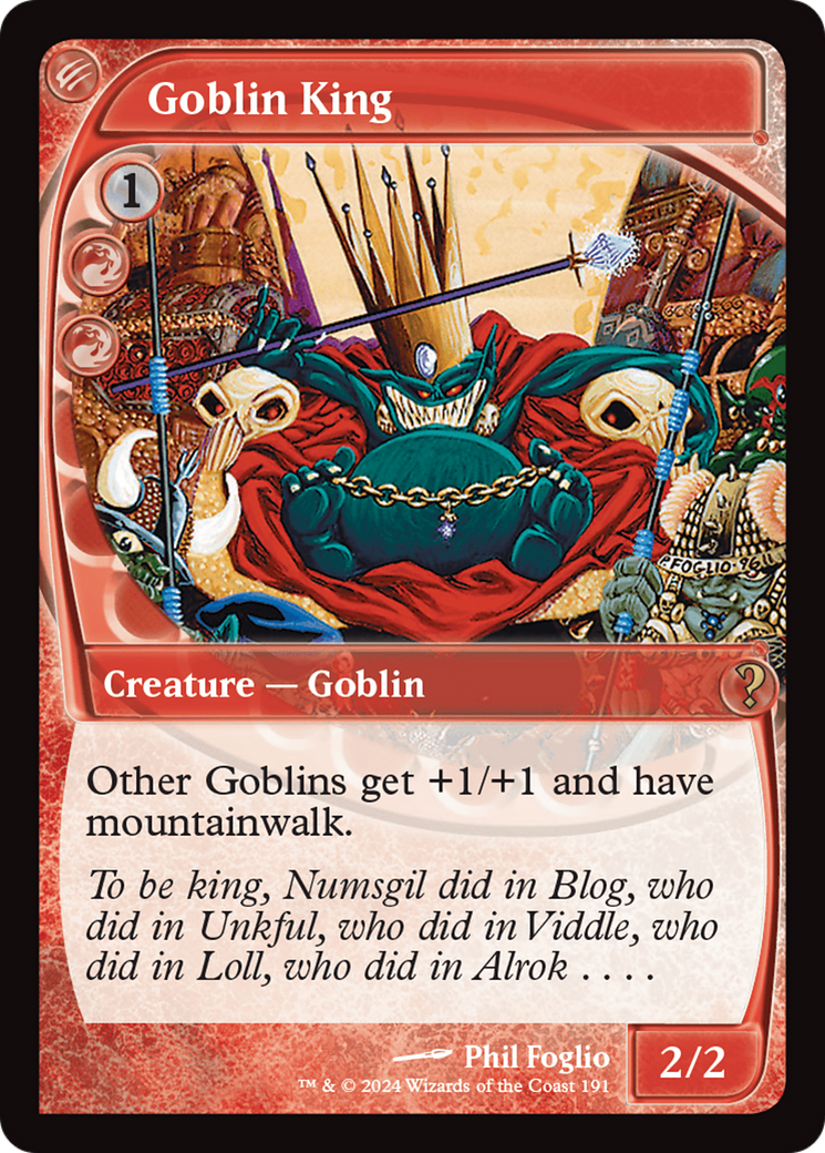Image of Goblin King (Future Sight) (MB2-191) - Mystery Booster 2 Foil
