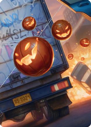 Image of Pumpkin Bombs Art Card (AASPM-) - Art Series: Marvel's Spider-Man