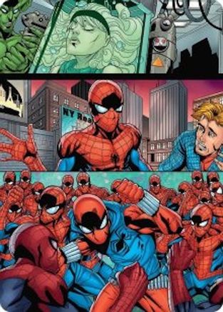 Image of The Clone Saga Art Card (AASPM-042) - Art Series: Marvel's Spider-Man