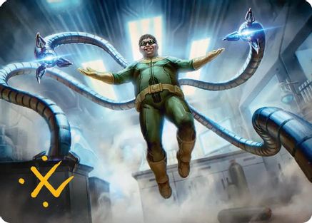 Image of Doctor Octopus, Master Planner Art Card (25/54) (Gold-Stamped Signature) (AASPM-025) - Art Series: Marvel's Spider-Man