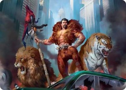 Image of Kraven, Proud Predator Art Card (AASPM-028) - Art Series: Marvel's Spider-Man